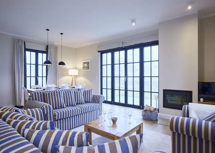 Reetland Am - Luxus Reetdachvilla Mit 3 Schlafzimmern, Sauna Und Kamin F15 *