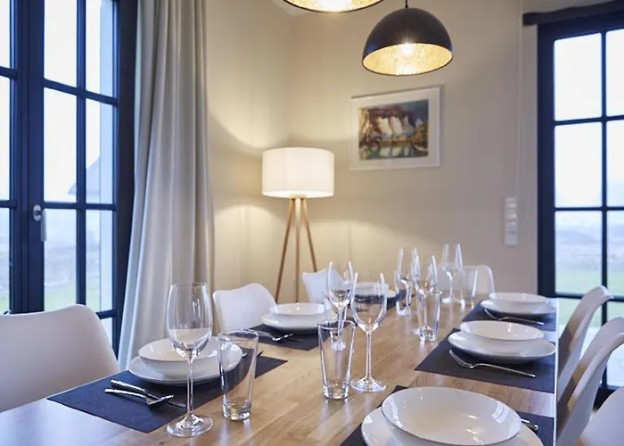 Reetland Am - Luxus Reetdachvilla Mit 3 Schlafzimmern, Sauna Und Kamin F15 * 드란스케